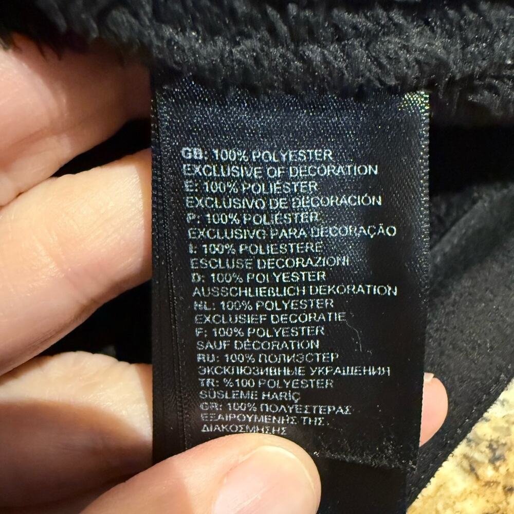 The North Face Windwall Women's Small Black Herringbone Full Zip Jacket/Coat - Picture 4 of 7